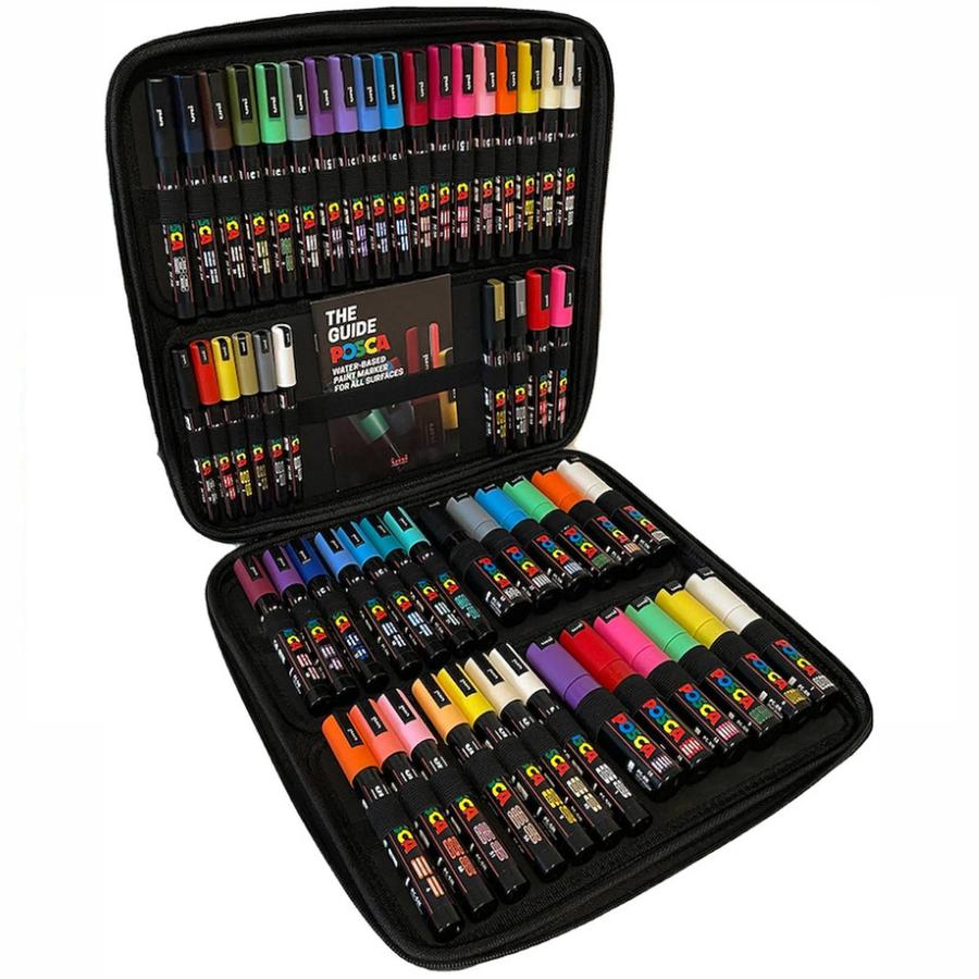 Ensemble de 54 stylo marqueur Uni Posca