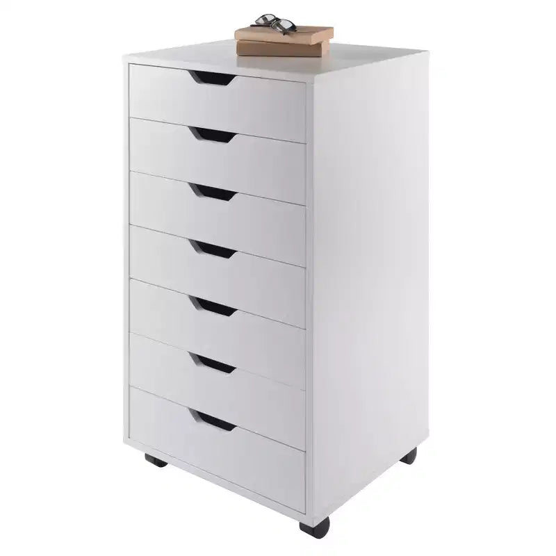 Commode Halifax à 7 tiroirs avec roulettes - Winsome