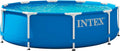 Intex Metal Frame Piscine démontable Sans épurateur 305 x 76 cm Bleu 28200NP