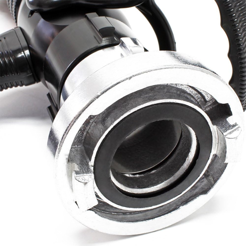 Wiltec Lance d'incendie C2 - avec Jet creux réglable 150/180/300/450/660 l/min - matériel de Lutte contre l'incendie Tuyaux Sapeurs Pompiers Irrigation Arrosage