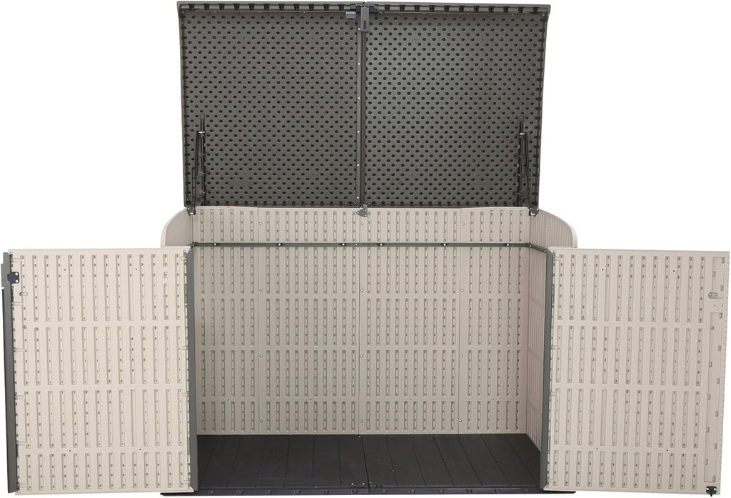 Lifetime Coffre de Rangement extérieur Tan 191,1 x 107,3 x 132,2 cm