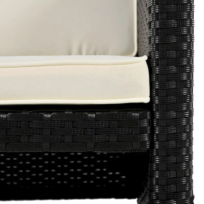 Spa Surround Spa Frame Quadrilateral Outdoor Rattan Sectional Sofa Set