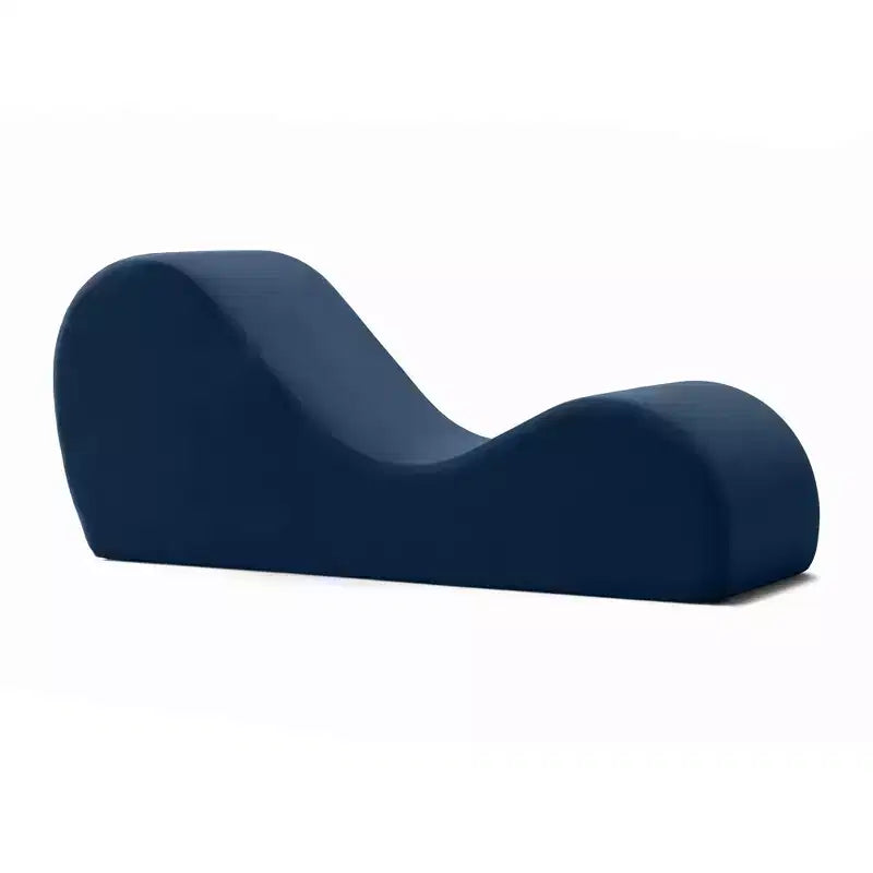 Avana Sleek Chaise Lounge for Yoga - Made in The USA - Great for Stretching, Relaxation, Exercise & More, 60D x 18W x 26H Inch, Light Grey