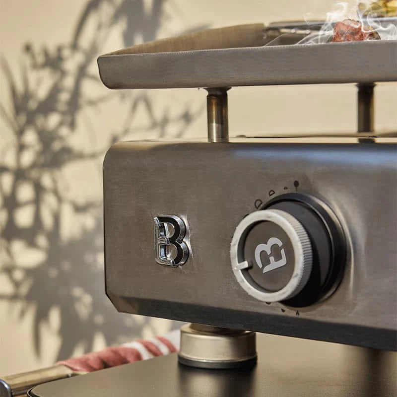 BRASERO plancha Silvia Evo 4 feux, inox 84x34cm, 10,6kW, jusqu'à 12 convives