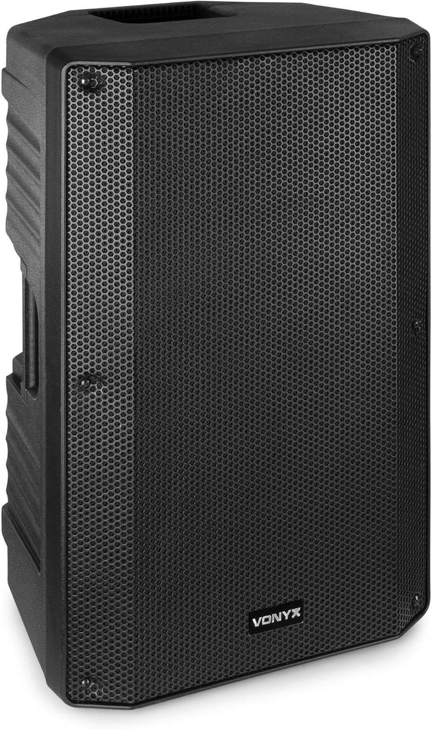 Pack Sono Complet avec Table de Mixage, 2 Enceintes Passives, Micros UHF, Câbles - 1600 Watts, Pied d'Enceines 110 à 175 cm, Bluetooth, MP3, Idéal pour Les DJ Mobiles, Groupes, Événements, Concerts