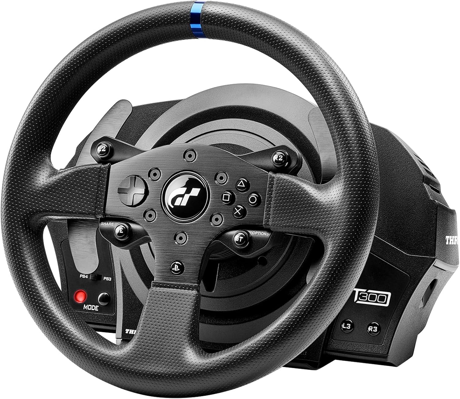 Thrustmaster T300RS GT & TH8S – Volant de Course et Levier de Vitesse Haut de Gamme pour PS5, PS4, PC – Retour de Force Réaliste & Précision Optimale