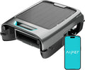 AIPER EcoSurfer S2 Robot Skimmer de Piscine Solaire, Robot Piscine sans Fil avec Application, Nettoyage de Surface 24/7, Charge Solaire & Secteur, Détection Intelligente d'obstacles, Filtre 150 µm