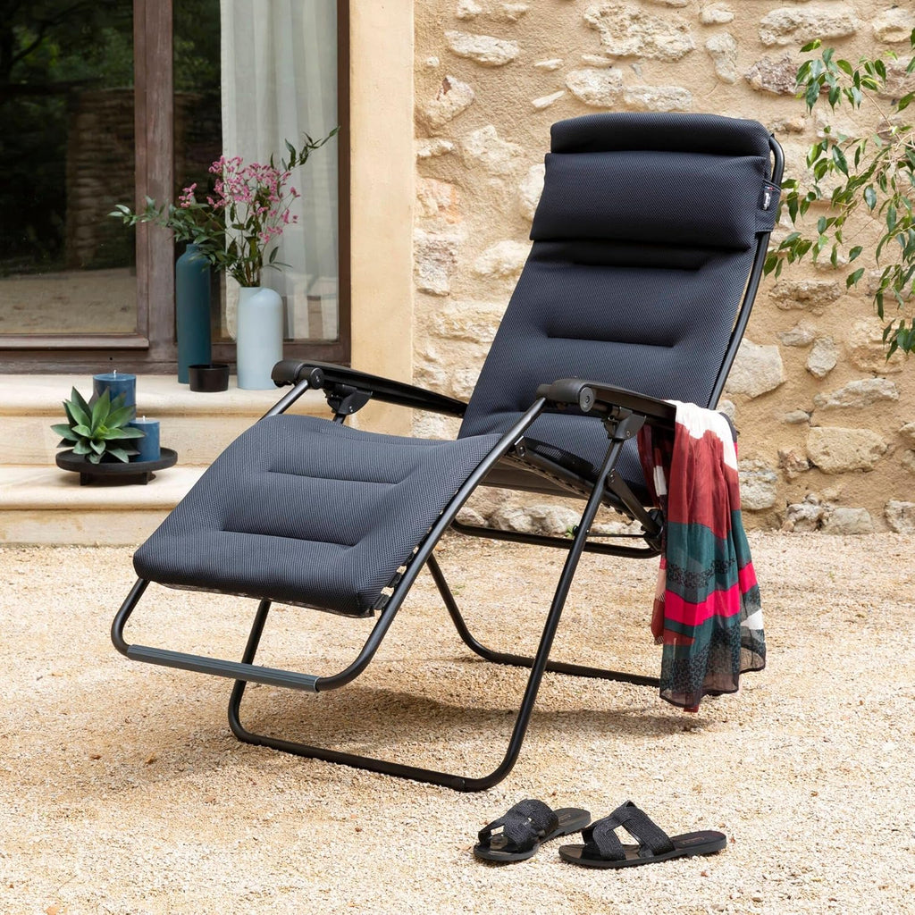 Lafuma Fauteuil Relax matelassé Zéro Gravité - RSX Clip, Acier