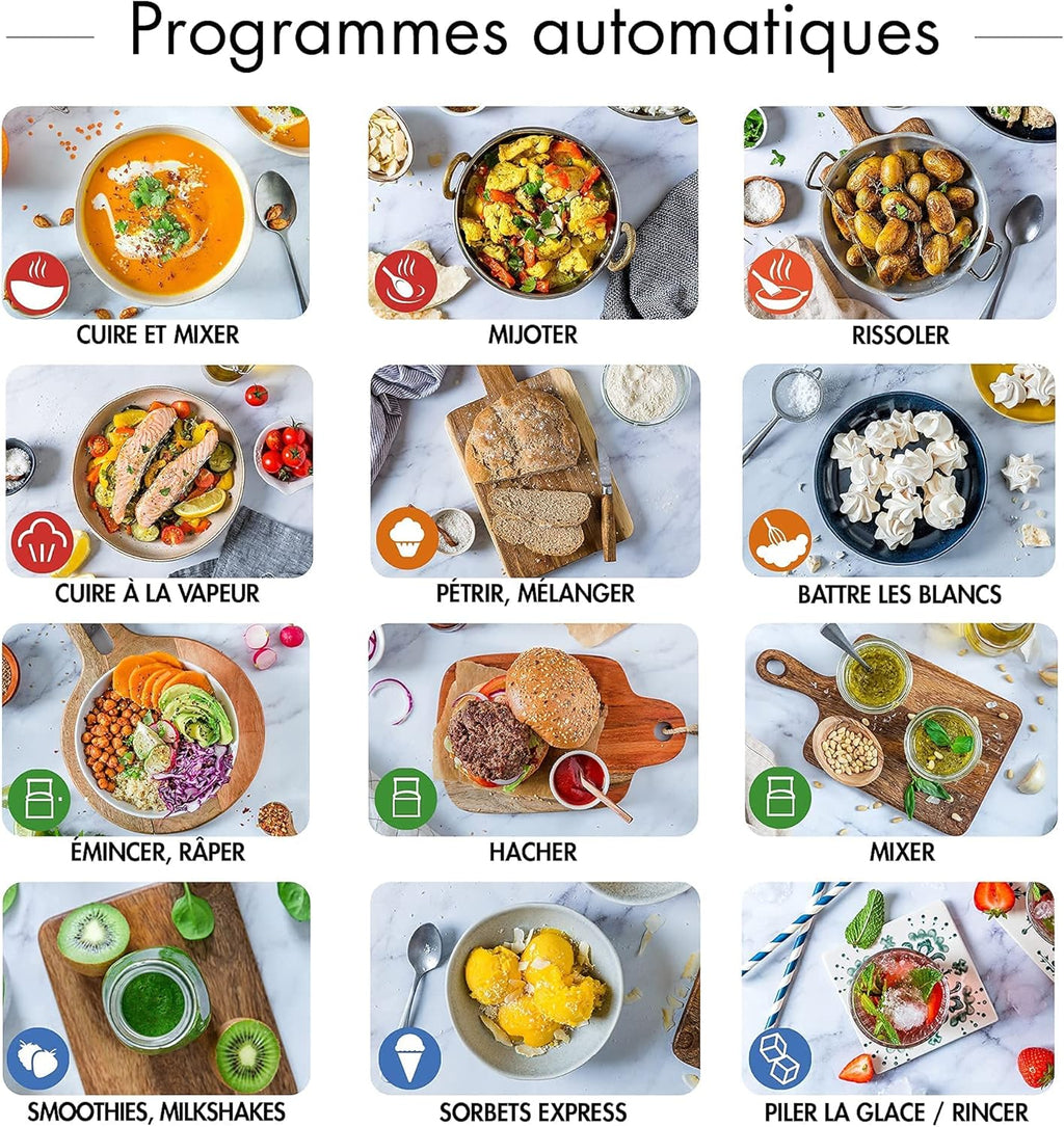 Magimix Cook Expert Chrome 18900 Multi-Function Robot Cooker 3.5L, Professional Motor, Matt Chrome