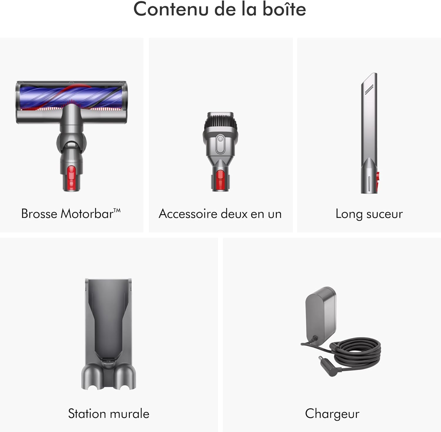 Dyson V8 Advanced Aspirateur sans Fil, 130 AW, Jusqu’à 40 Min d’autonomie, Brosse Motorbar Anti-enchevêtrement, élimine Les Poils d’Animaux, aspirateur à Main et Sol