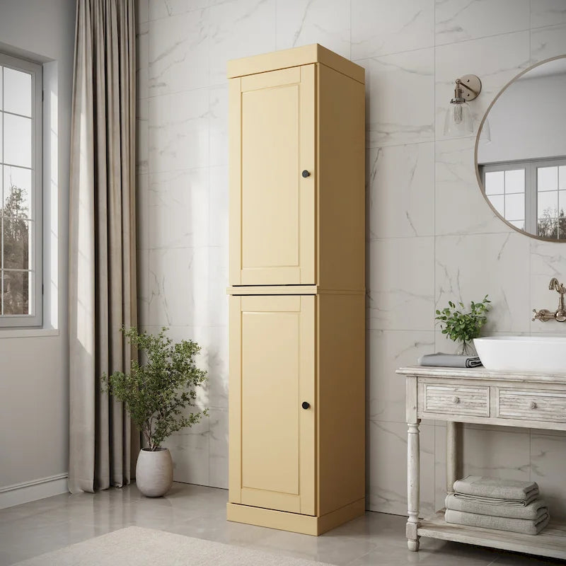 Meuble sous-vasque 100 % bois massif 42 cm avec portes en option par Palace Imports