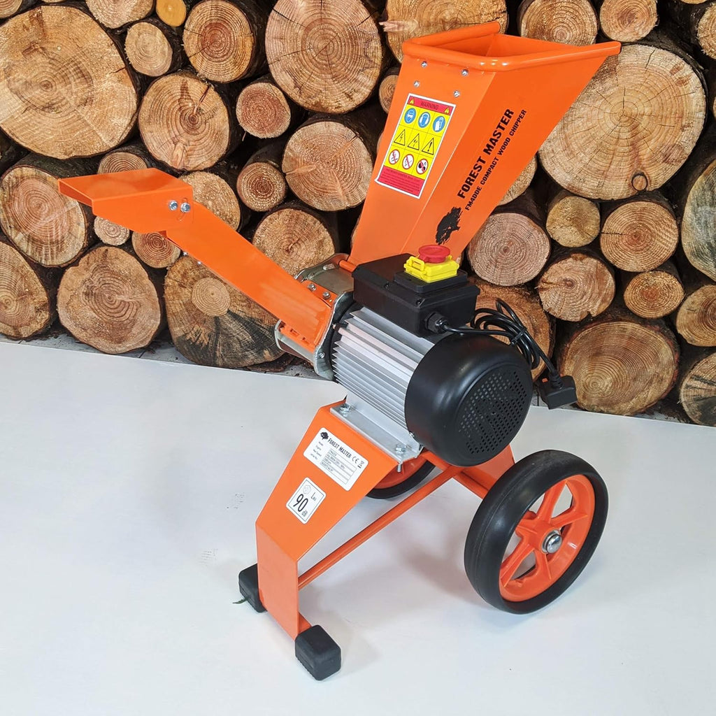 Forest Master FM4DDE broyeur de Jardin électrique 2800 W 4 CV pour Branches, Feuilles de Bois