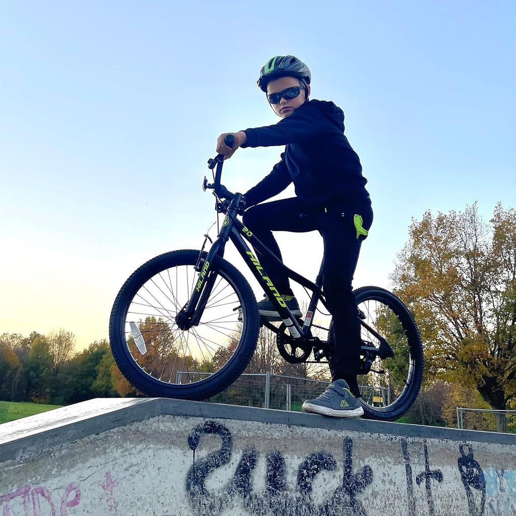 HILAND Climber Vélo VTT Enfant 20 Pouces, pour Garçon et Fille de 6 à 9 Ans, Freins V-Brake, Vélo Enfant