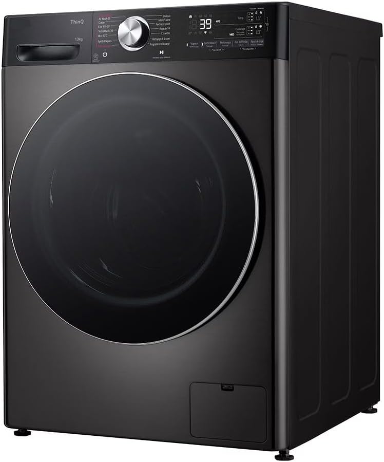 LAVE-LINGE LG F34R92BSTA ouverture hublot 13 kg 1400 trs/min profondeur 61.50 cm