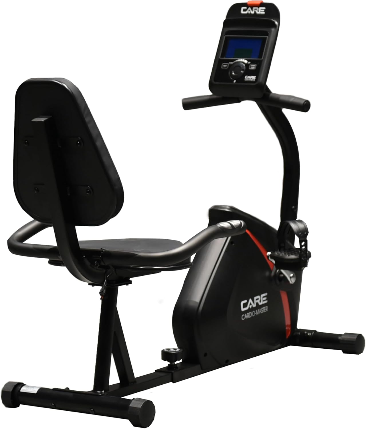 - Velo d'appartement - Cardio Master Connecté - Réglable & Confortable - Pédales Sanglées - Résistance Magnétique - 21 Programmes