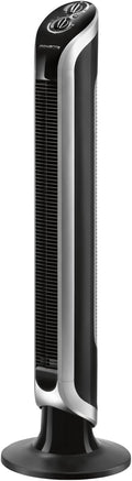 Rowenta Eole Infinite Ventilateur colonne, Rafraîchissement puissant & silencieux, Écoénergétique, Oscillation à 180°, 3 vitesses, Minuteur VU6620F2
