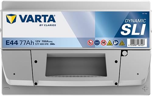 Varta Silver Dynamic E44 Batterie Voitures, 12 V 77Ah 780 Amps (En)