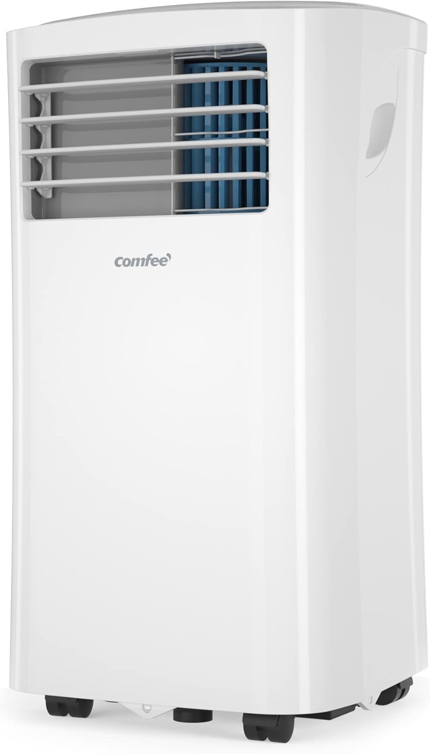 Climatiseur Mobile 9000 BTU/h 2,6kW, 3-EN-1 Refroidisseur Déshumidificateur Ventilateur, Fonction Follow me, Minuterie, Mode nuit, Pour salon et maison de 33㎡/88m³, MPPH-09CRN7, R290