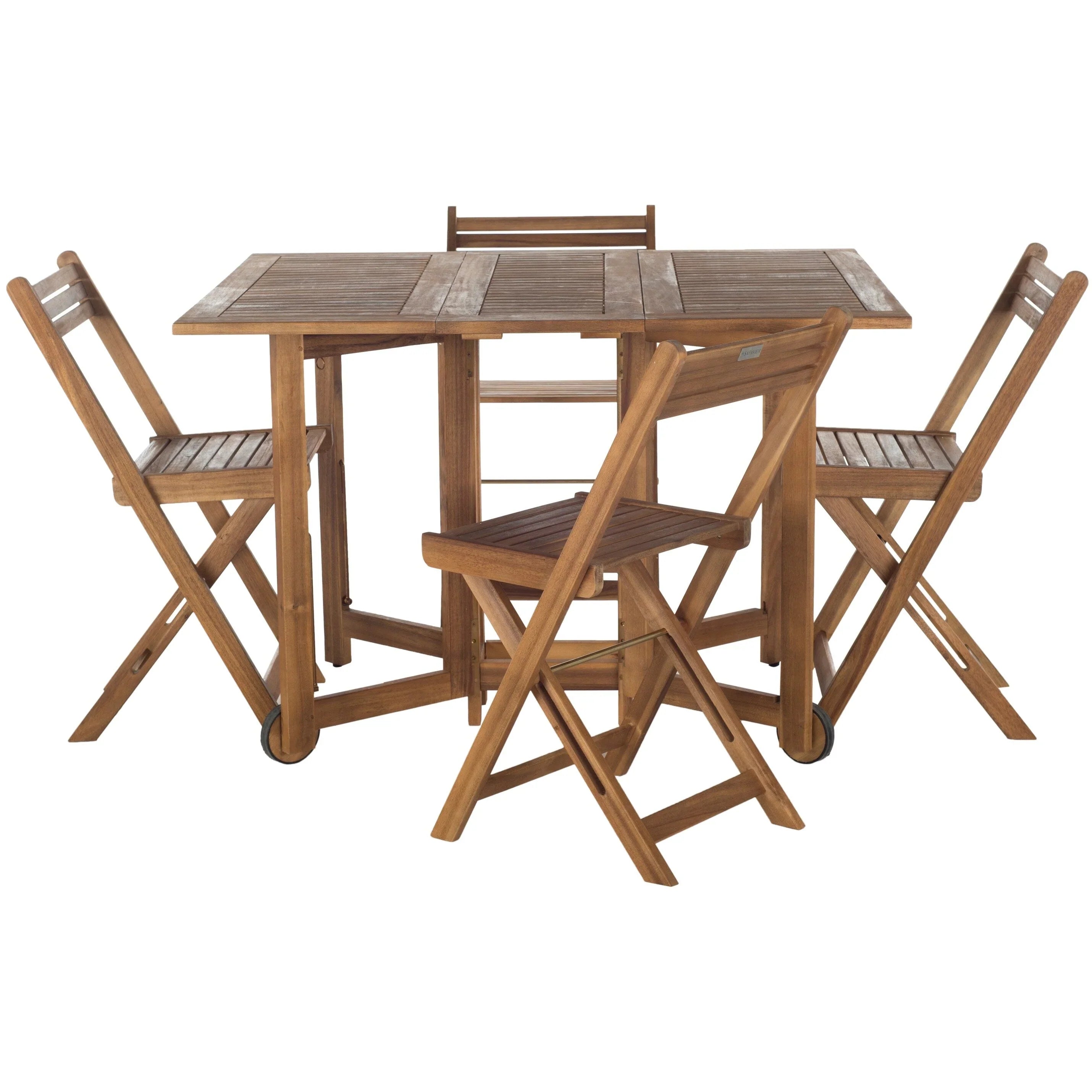 Ensemble de table à manger d'extérieur SAFAVIEH Outdoor Brandy 5 pièces - 43Lx35Px29H