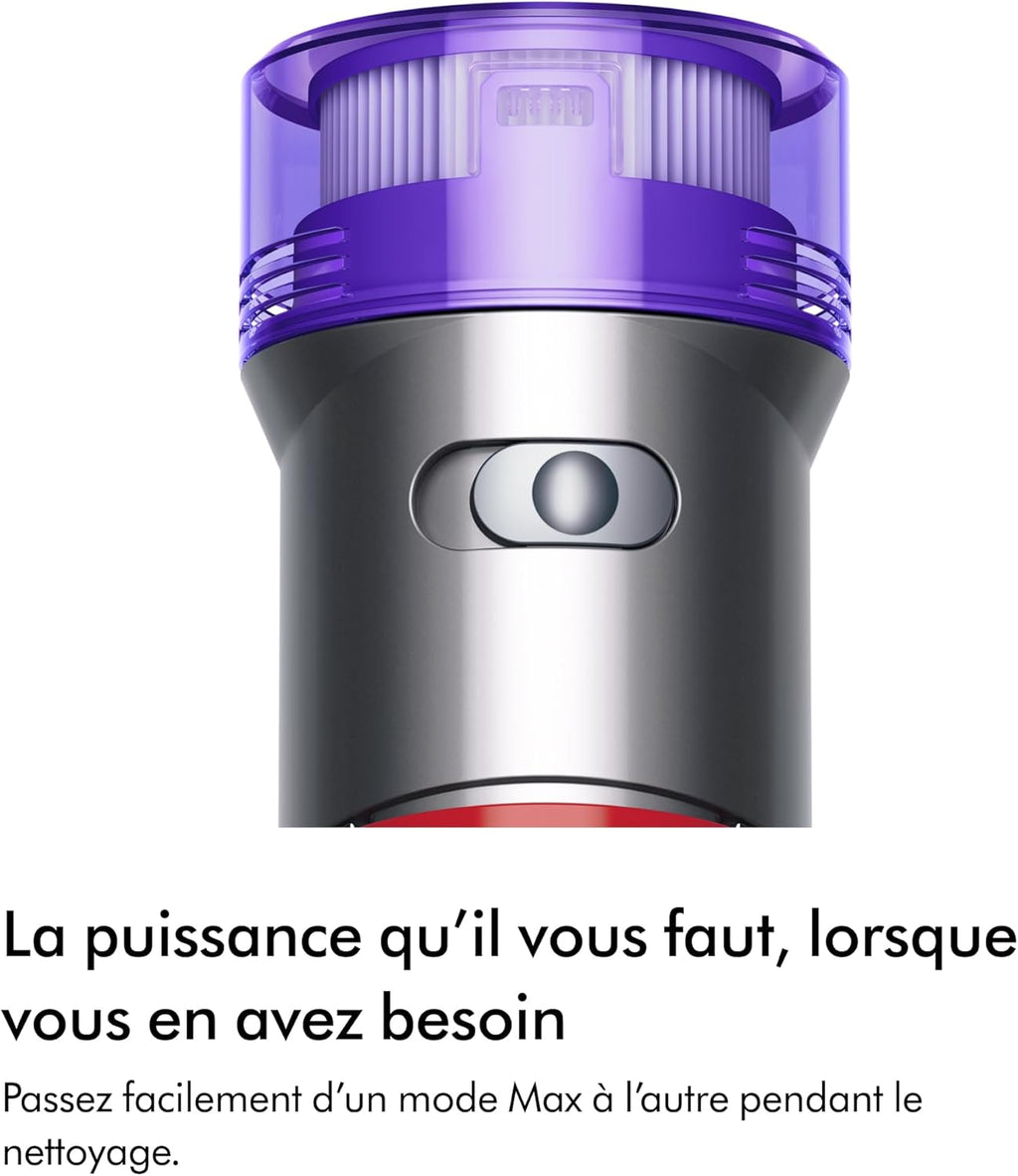 Dyson V8 Advanced Aspirateur sans Fil, 130 AW, Jusqu’à 40 Min d’autonomie, Brosse Motorbar Anti-enchevêtrement, élimine Les Poils d’Animaux, aspirateur à Main et Sol