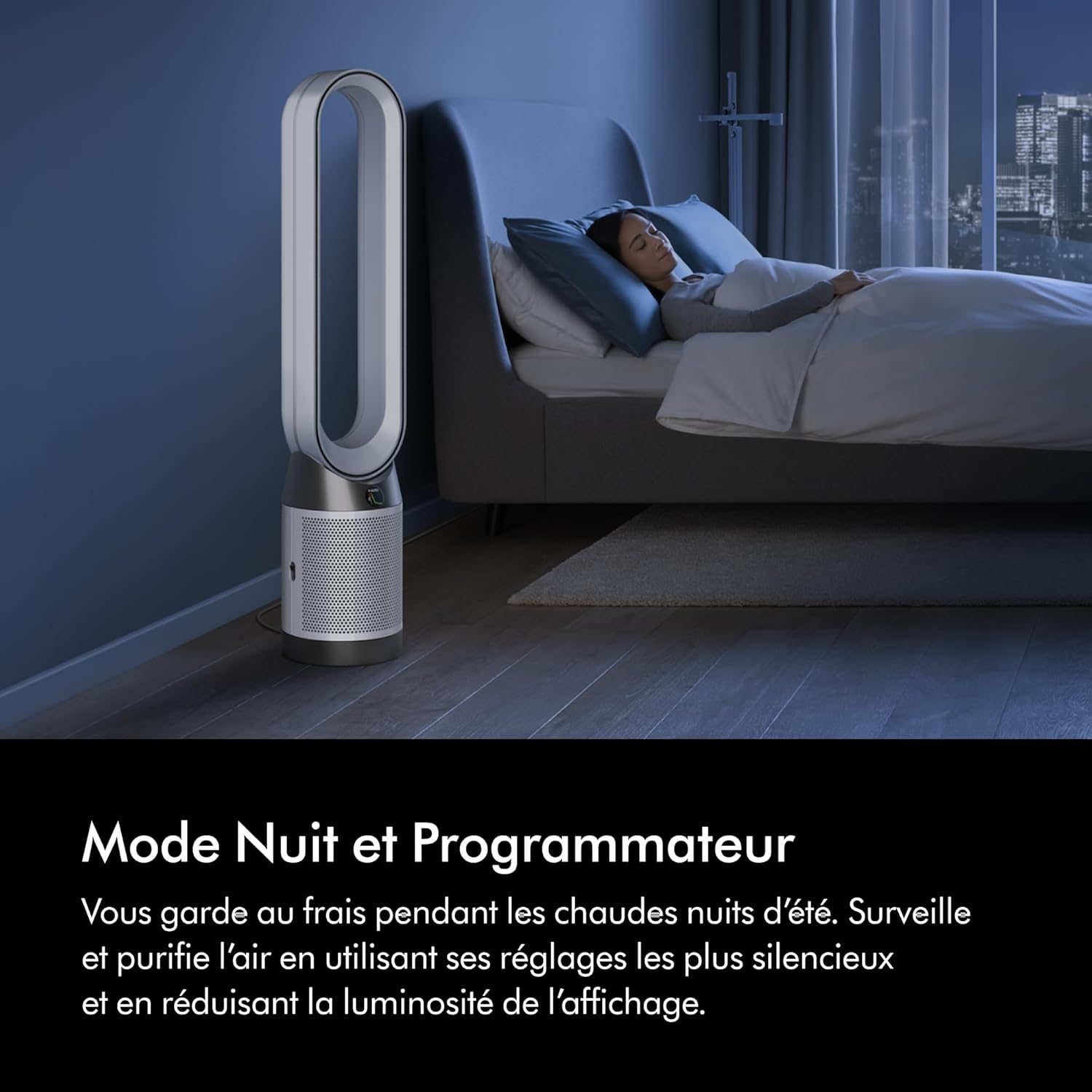 Dyson Purifier Cool Gen1 Purificateur d’air et ventilateur TP10 – purification puissante, flux d’air rafraîchissant (Blanc)