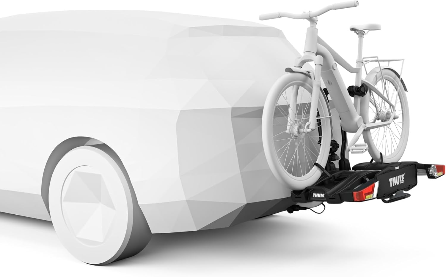 Thule EasyFold XT Porte-Vélos, Porte-Vélos sur Attelage Black/Aluminum 2 Bikes