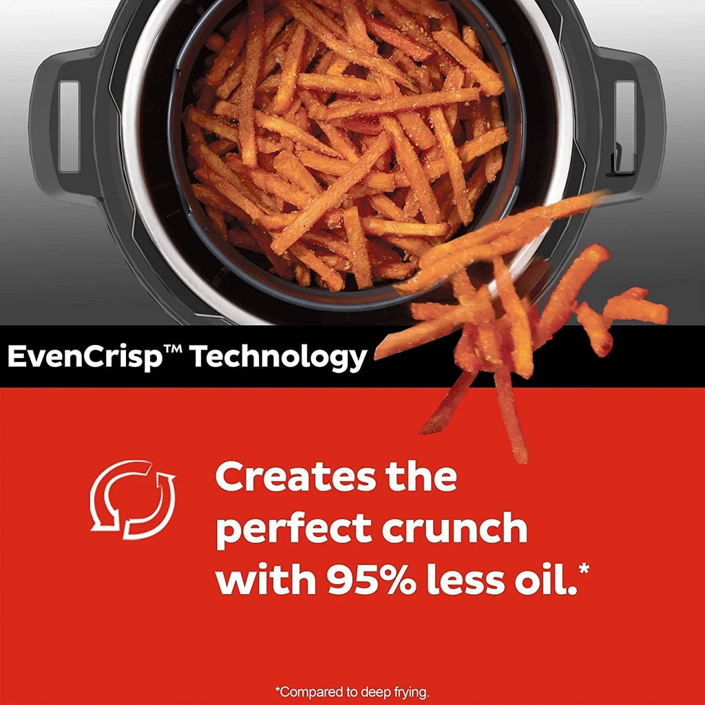 Instant Pot Duo Crisp 11-en-1, 7.6L, friteuse + multicuiseur, gril inclus