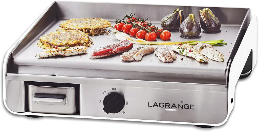 Lagrange 219104 Plancha Pro Blanche, 2300W