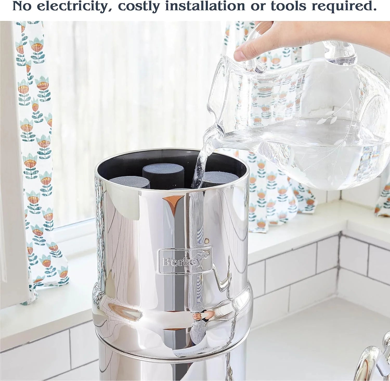 Big Berkey système filtre eau 8L inox gravité + 2 filtres BB9-2