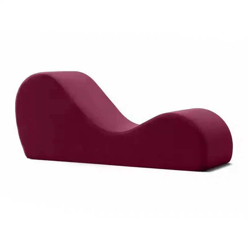 Avana Sleek Chaise Lounge for Yoga - Made in The USA - Great for Stretching, Relaxation, Exercise & More, 60D x 18W x 26H Inch, Light Grey