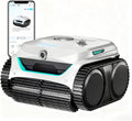 WYBOT (Nouveau Modèle) Robot Piscine sans Fil C2 Vision-A avec caméra IA, Filtration Ultra-Fine, Forte Aspiration, Nettoyage Fond/parois & Ligne d’Eau, Navigation Intelligente – Blanc