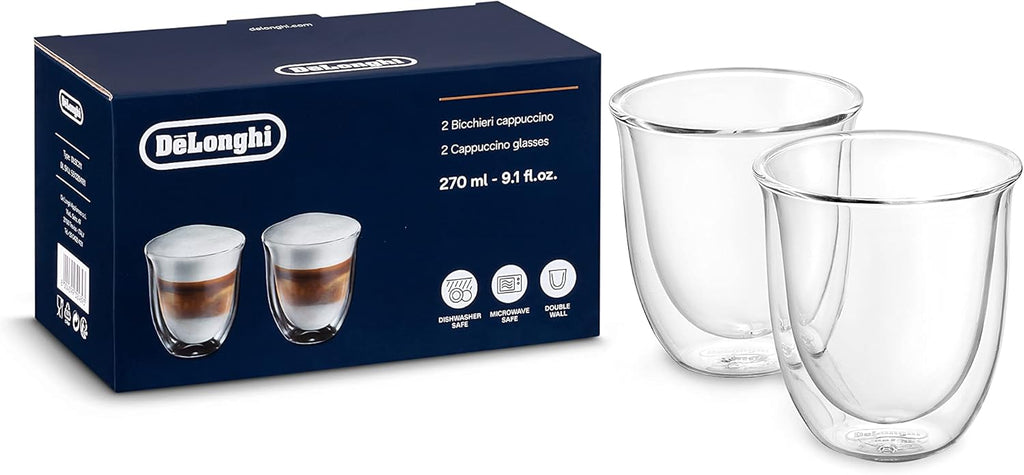 De'Longhi All-in-One Combination Coffee Maker & Espresso Machine + Advanced Adjustable Milk Frother for Cappuccino & Latte + Glass Coffee Pot 10-Cup, Black, COM532M