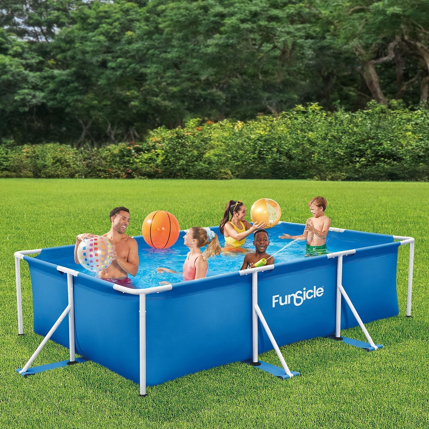 FUNSICLE Piscine Tubulaire Activity™ Lap Pool 3m x 2m x 75cm