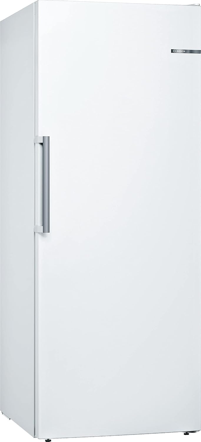 Bosch GSN54AWCV Série 6 Congélateur XXL 176 x 70 cm extra large 327 L NoFrost ne dégivrage plus jamais avec éclairage LED uniforme BigBox Espace pour gros aliments congelés Blanc