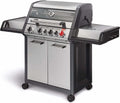 ENDERS - Barbecue Monroe Pro 4 SIK Turbo - 4 brûleurs dont 1 Turbo Zone - 1 brûleur arrière infrarouge - 1 brûleur latéral - Simple Clean - Switch Grid - Jusqu'à 14 convives - 21,1 kW