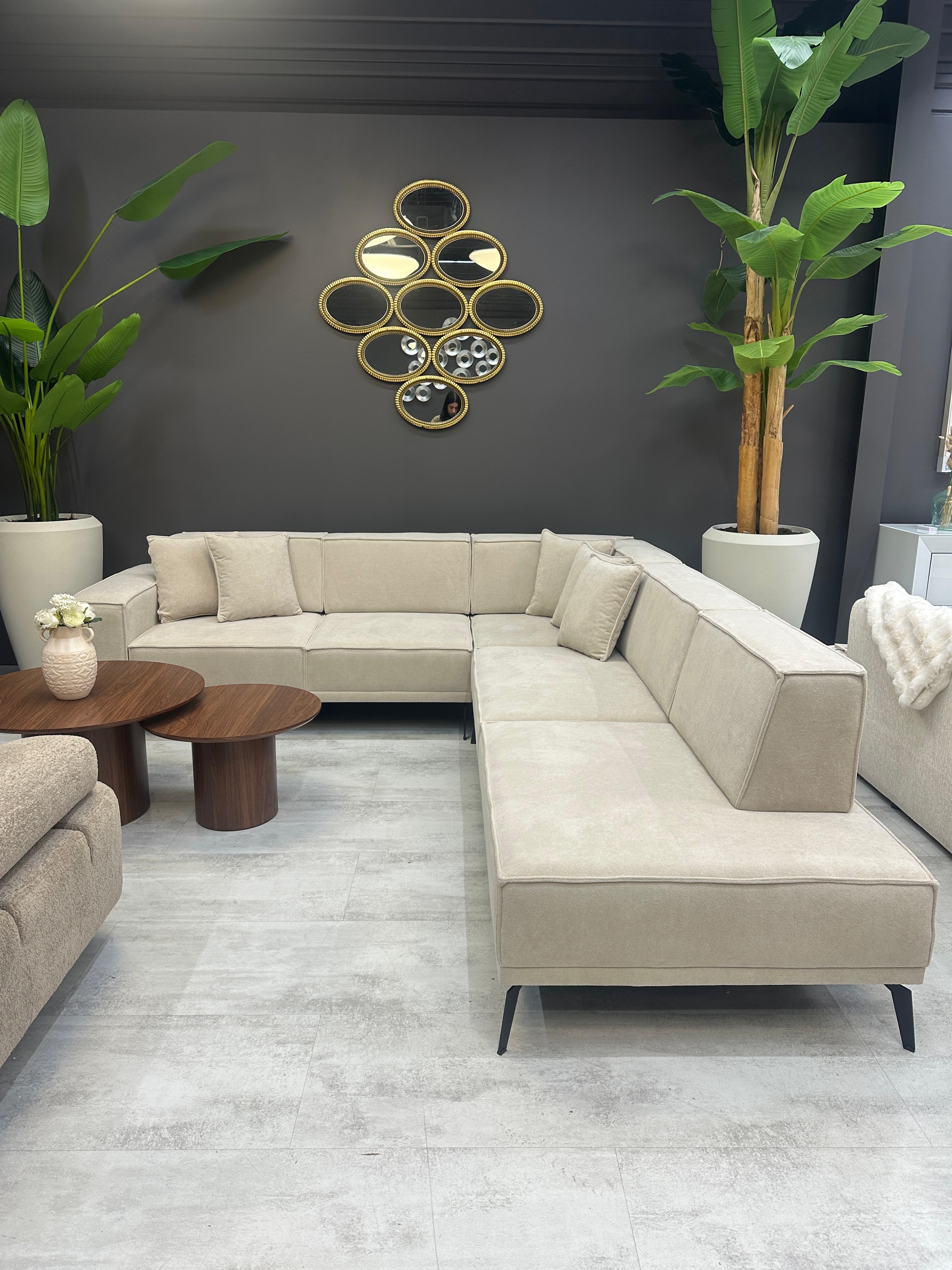 Canapé sur mesure KANA – Modulable, dossiers reculables, personnalisable
