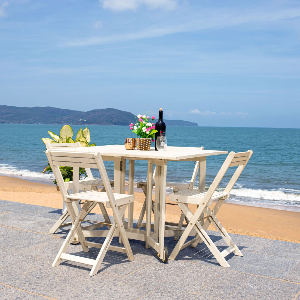 Ensemble de table à manger d'extérieur SAFAVIEH Outdoor Brandy 5 pièces - 43Lx35Px29H