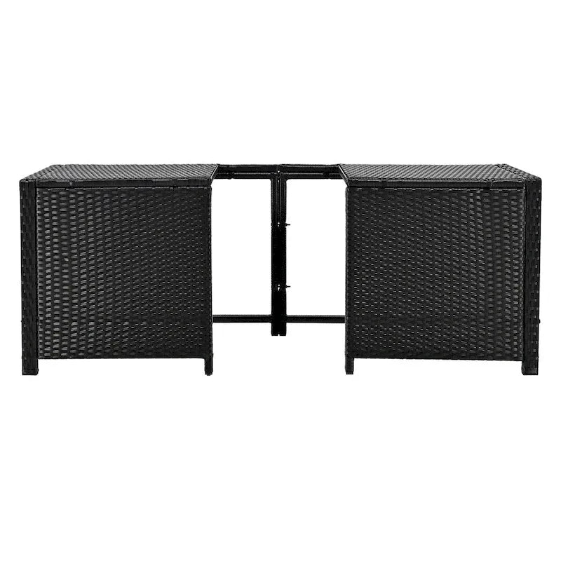 Spa Surround Spa Frame Quadrilateral Outdoor Rattan Sectional Sofa Set