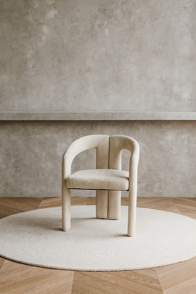 le lot de 2 Chaises Onix chenille taupe clair