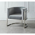 Fauteuil Alvéolé Brek - Velours et Structure Métal
