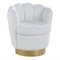 Fauteuil Pivotant Boudoir - Velours et Métal