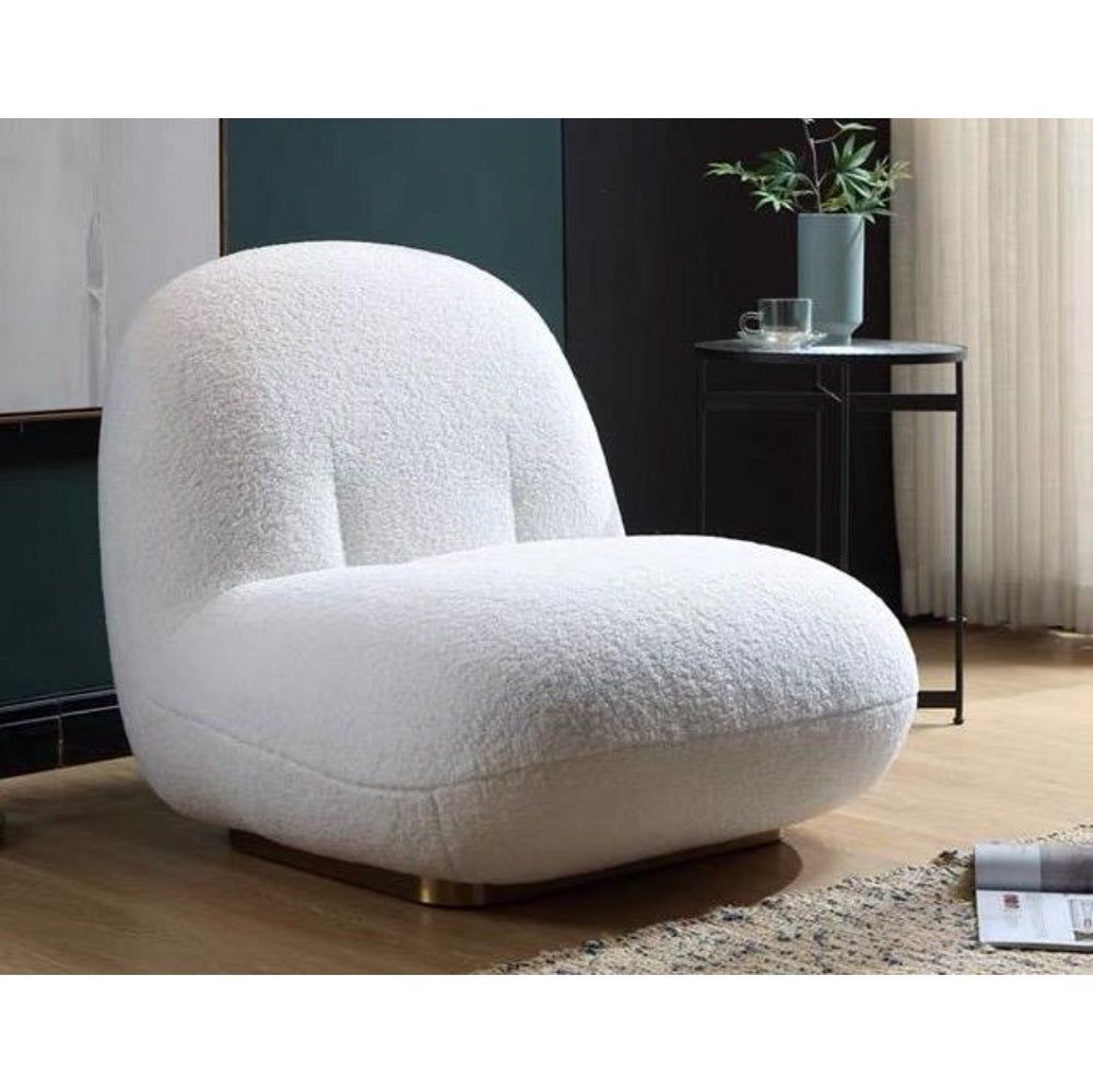 Fauteuil Rotatif Loving - Velours et Tissu Pivotant