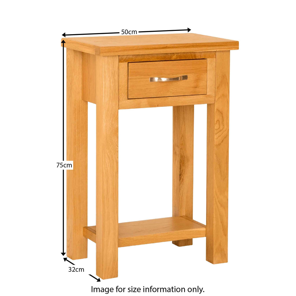 Newlyn Oak Telephone Table