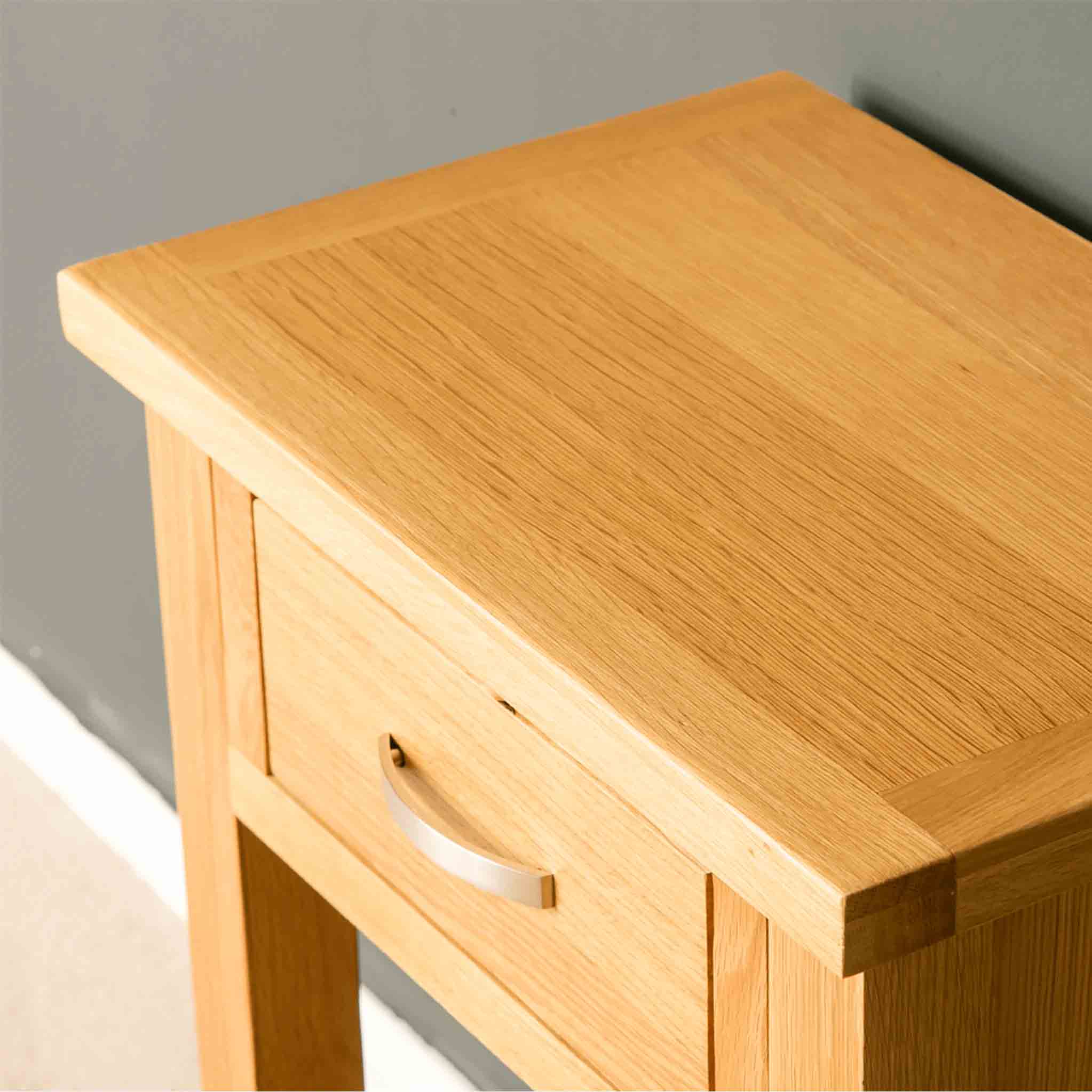 London Oak Telephone Table