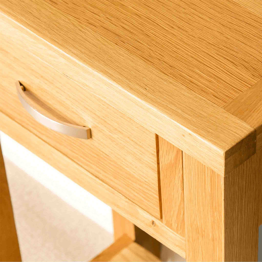 London Oak Telephone Table
