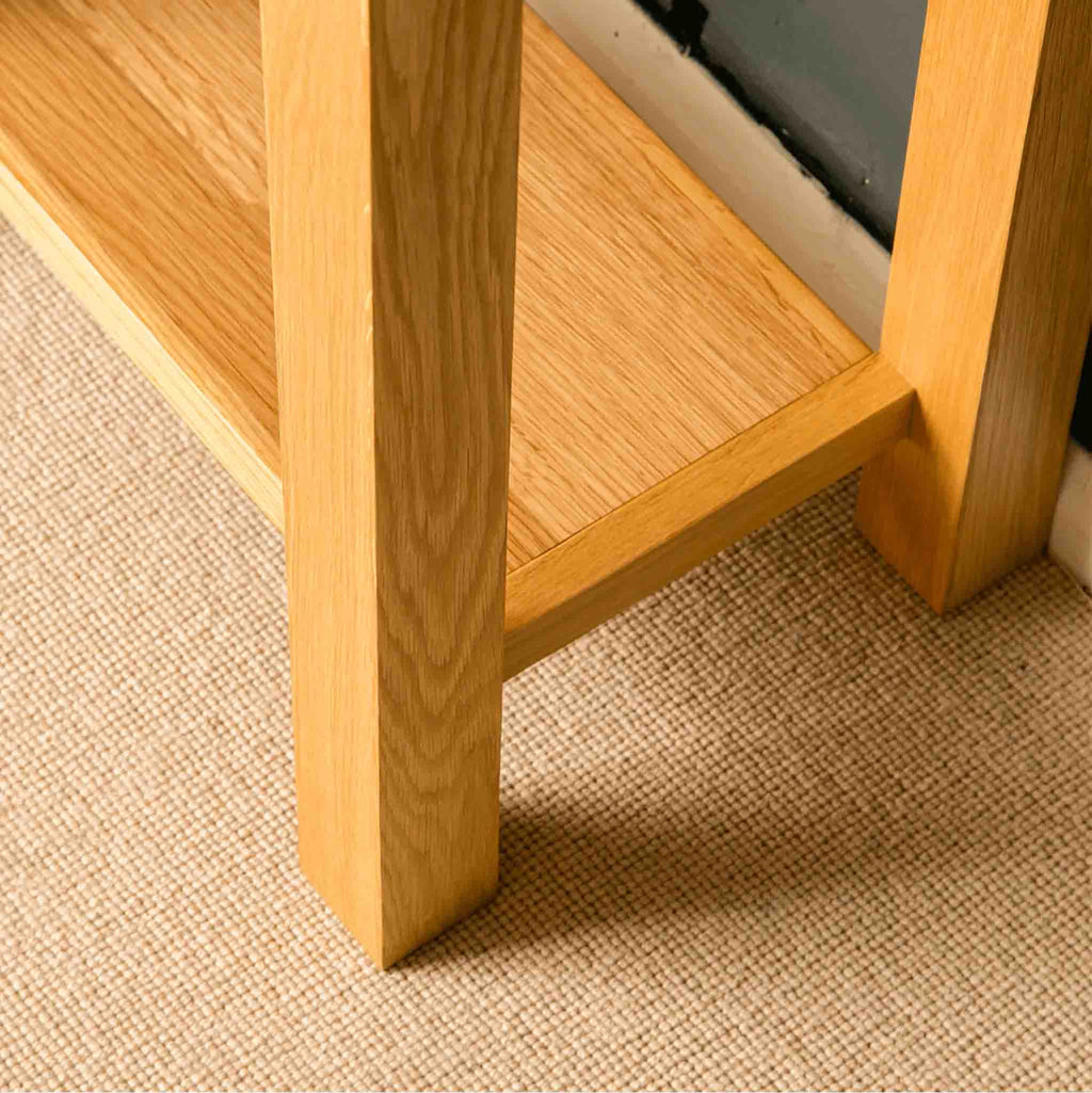 London Oak Telephone Table