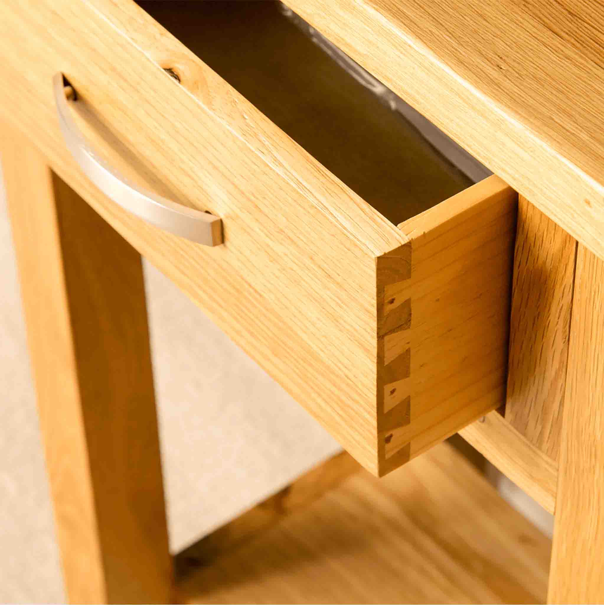 London Oak Telephone Table