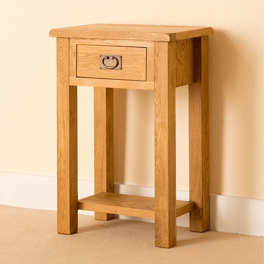 Lanner Oak Telephone Table