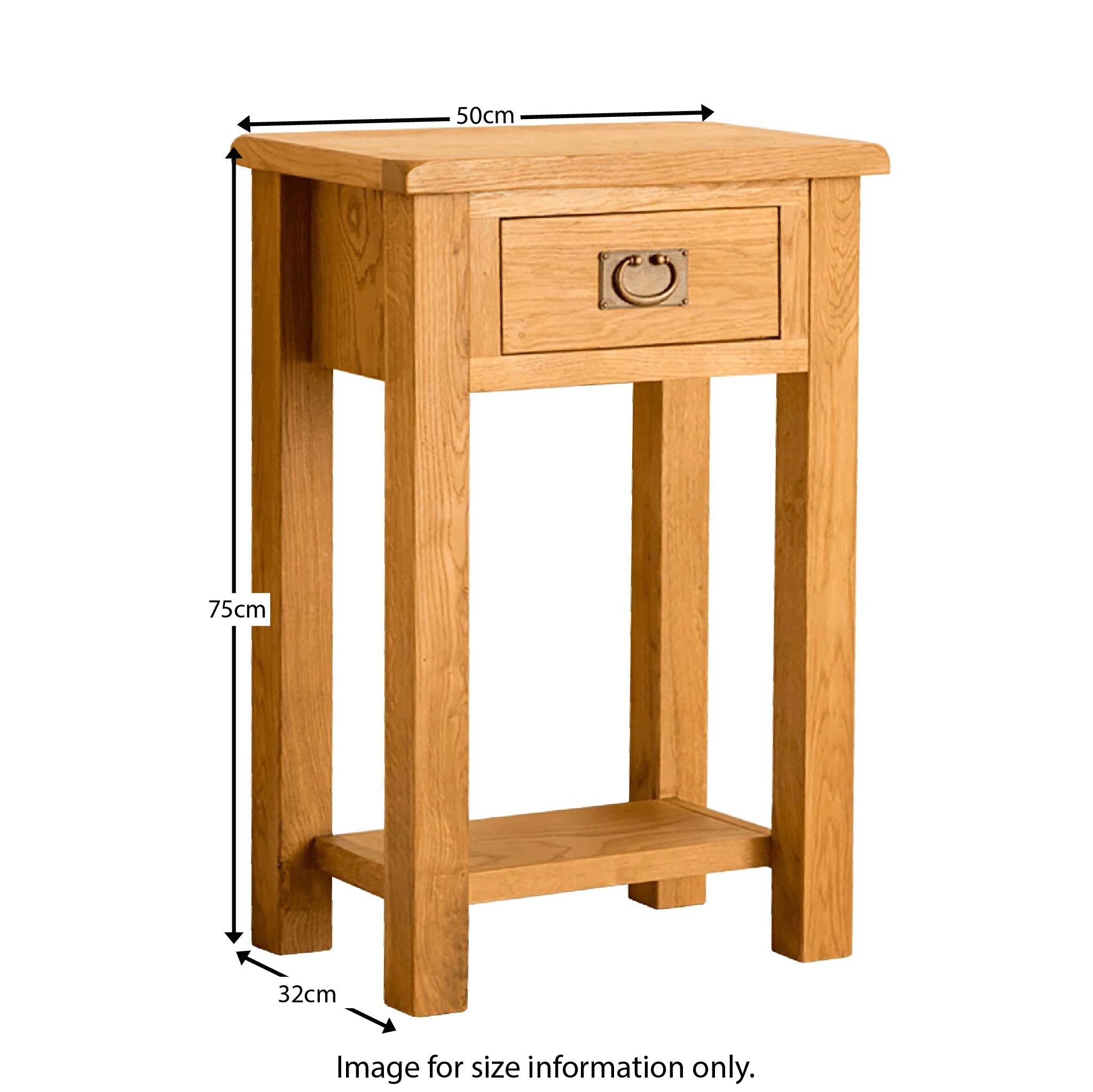 Lanner Oak Telephone Table