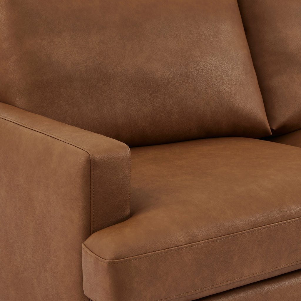 Max Faux Leather Corner Chaise Sofa